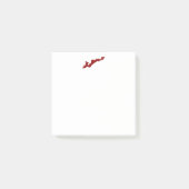 Fishers Island Logo Post-ITS - Rood Post-it® Notes (Voorkant)