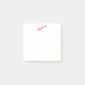 Fishers Island Logo Post-its - Roze Post-it® Notes (Voorkant)