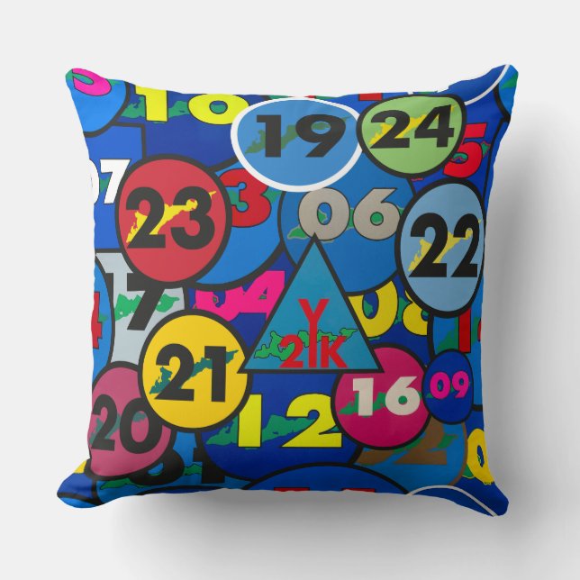 Fishers Island Pillow - Grote Gatehouse Sticker Kussen (Voorkant)