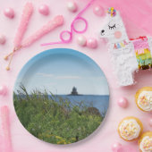 Fishers Island - Race Rock Light - Paper Borden Papieren Bordje (Feest)