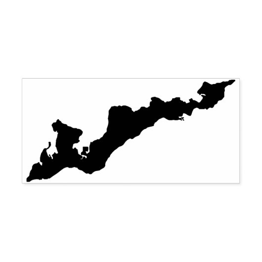 Fishers Island Rubber Stamp Rubberstempel (Afrduk)