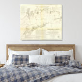 Fisher's Island Sound Canvas Afdruk (Insitu (Slaapkamer))