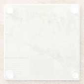 Fisher's Island Sound Glazen Onderzetter (Achterkant)