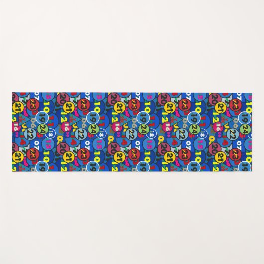 Fishers Island Yoga Mat – Gatehouse Stickers (Voorkant (horizontaal))