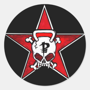 Fishers Rode Ster Stickers
