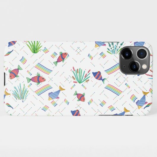 Fishes and Plants in Pond iPhone Hoesje (Achterkant horizontaal)