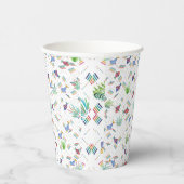 Fishes and Plants in Pond Papieren Bekers (Rechts)