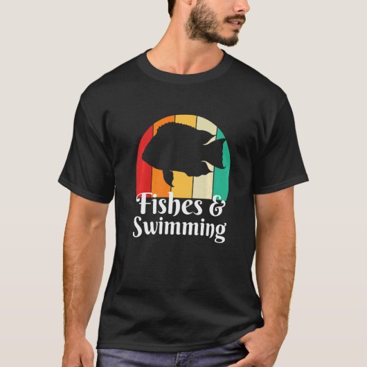 Fishes And Swimming   T-shirt (Voorkant)