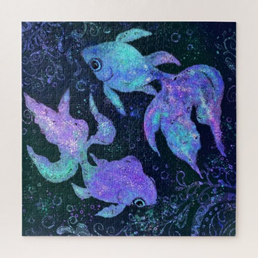 Fishes Beauty Puzzle - Painting Legpuzzel (Verticaal)