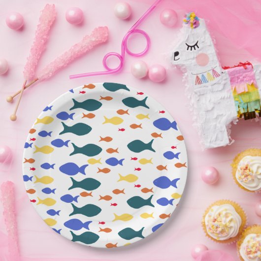 Fishes Custom Paper Borden Papieren Bordje (Feest)