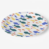Fishes Custom Paper Borden Papieren Bordje (Gekanteld)