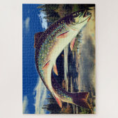 Fishes Lake Trout Jigzaag Puzzle Legpuzzel (Verticaal)