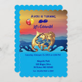 Fishes Pisces Birthday / feb. 19 - maart 20 Kaart (Voorkant / Achterkant)