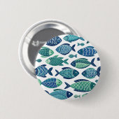 Fishes Ronde Button 5,7 Cm (Voorkant /achterkant)