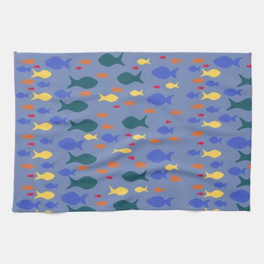 Fishes Tea Towel Theedoek (Horizontaal)