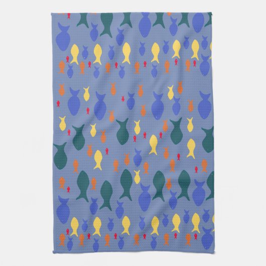 Fishes Tea Towel Theedoek (Verticaal)