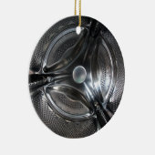 Fisheye Washmachine Drum inside Keramisch Ornament (Rechts)