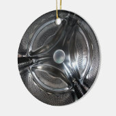 Fisheye Washmachine Drum inside Keramisch Ornament (Links)