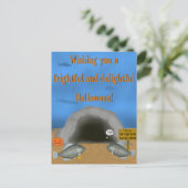FishFolkArt 2023 Halloween Kaart (Staand voorkant)