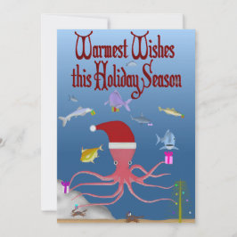 FishFolkArt Christmas 2025 Holiday Card Feestdagenkaart