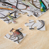 Fishhaak Fisherman Puzzle! Jigzaag Puzzle Legpuzzel (Zijkant)