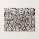 Fishhaak Fisherman Puzzle! Jigzaag Puzzle Legpuzzel (Horizontaal)