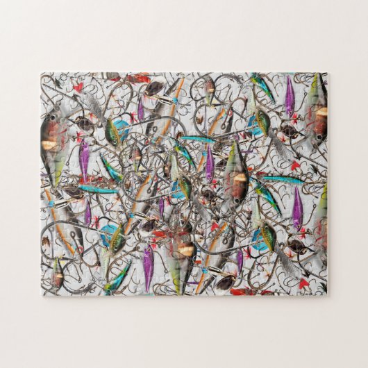 Fishhaak Fisherman Puzzle! Jigzaag Puzzle Legpuzzel (Horizontaal)