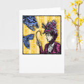 Fishhook - Blank Inside Pop Goth Nightmare Kaart (Gele Bloem)