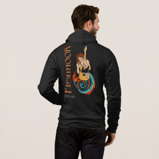 Fishhook Hoodie Zeemeermin op de rug