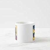 Fishhook - Pop Gothic Nachtmerrie Surreal Art 6 oz Espresso Kop (Voorkant)