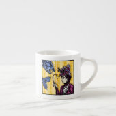 Fishhook - Pop Gothic Nachtmerrie Surreal Art 6 oz Espresso Kop (Rechts)