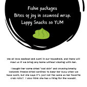 FISHIE PAKKETTEN sushi Lapphund Latte Mok