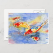 fishiesinwater2.jpg briefkaart (Voorkant / Achterkant)