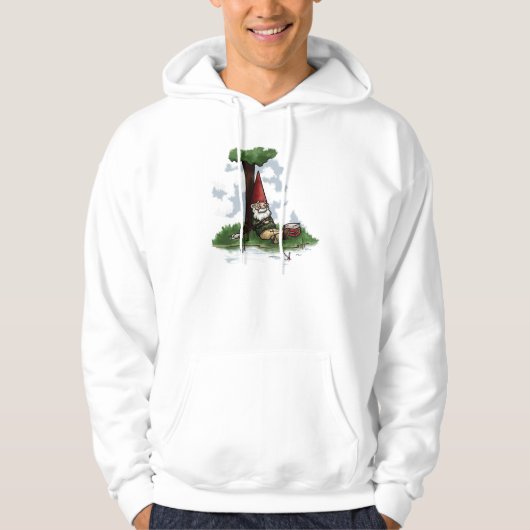 Fishin Gnome Hoodie (Voorkant)