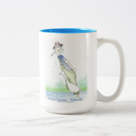 Fishin' Lessons - Naturally! Coffee Mug Tweekleurige Koffiemok