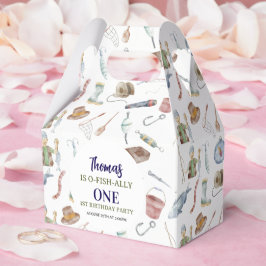 Fishing 1st Birthday | O-Fish-Ally One party Bedankdoosjes