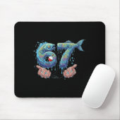 Fishing 67 Six Seven Funny Gen Alpha Meme Drip  Muismat (Met muis)