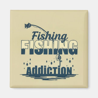 : Fishing Addiction Magneet