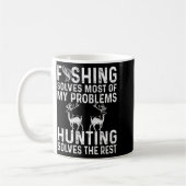 Fishing & Hunting Solve My Problems Funny Koffiemok (Links)