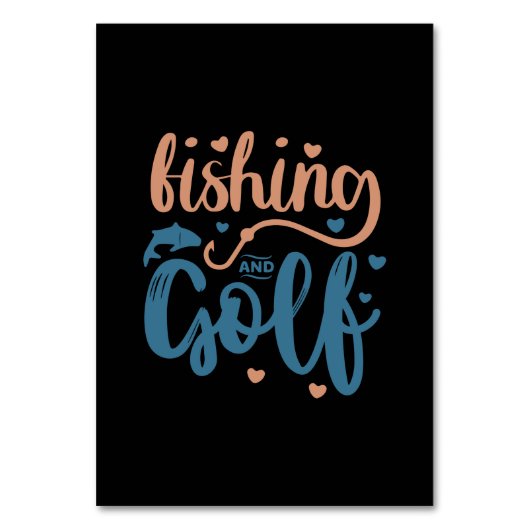 Fishing And Golf Kaart (Voorkant)