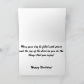 Fishing at Sunrise Birthday Card Kaart (Binnen)