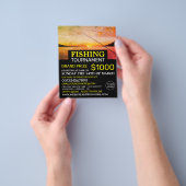 Fishing at Sunrise Flyer (Hand)