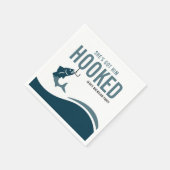 Fishing Bachelor Party Funny She's Got Him Hooked Servet (Hoek)