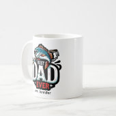 Fishing Best Dad Father's Day Personalized Koffiemok (Voorkant links)