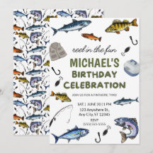 Fishing Birthday Invitation