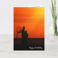 fishing birthday sunset silhouet