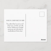 Fishing Boat Beach Ocean Shore Coastal Nautical Briefkaart (Achterkant)