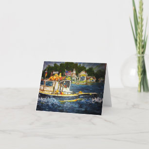 Fishing Boat Greeting Card Kaart