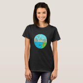 Fishing Boating Camping My Happy Place Lake Lure T-shirt (Voorkant volledig)