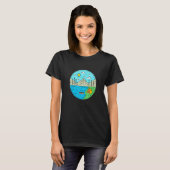 Fishing Boating Camping  My Happy Place Lake Powel T-shirt (Voorkant volledig)